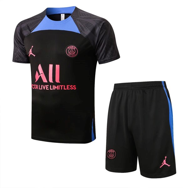 Camiseta Entrenamiento PSG Conjunto Completo 2022 2023 Negro